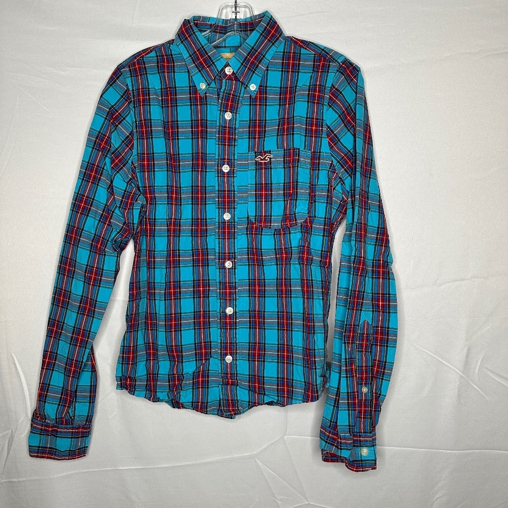 Hollister Plaid Button Down Shirt